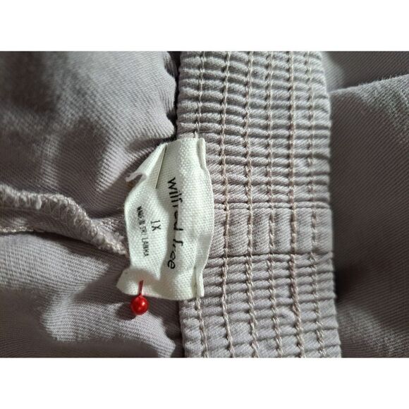Wilfred Aritzia Shorts Purple Gelato Linen  Plus Size 1X Pockets Pull On - Picture 10 of 10